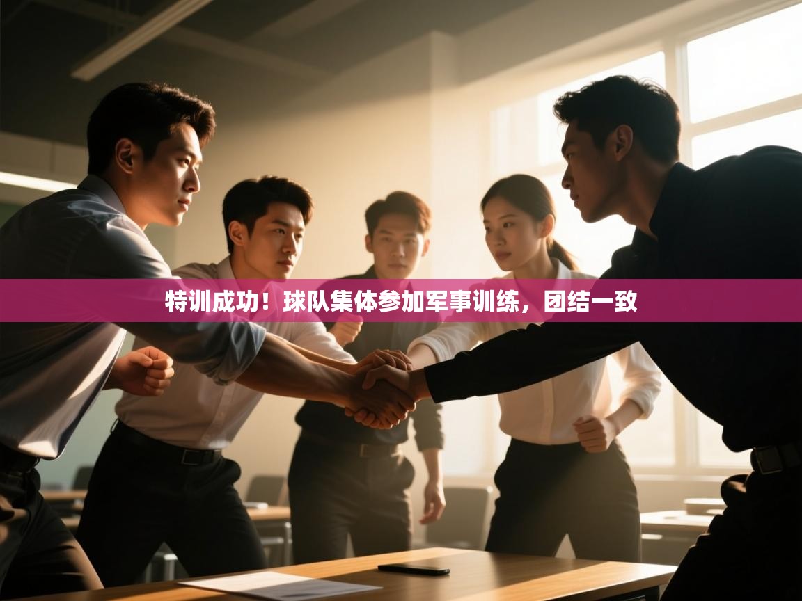 特训成功！球队集体参加军事训练，团结一致  第2张