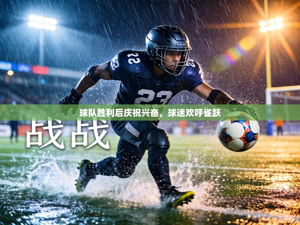 球队胜利后庆祝兴奋,球迷欢呼雀跃 第1张